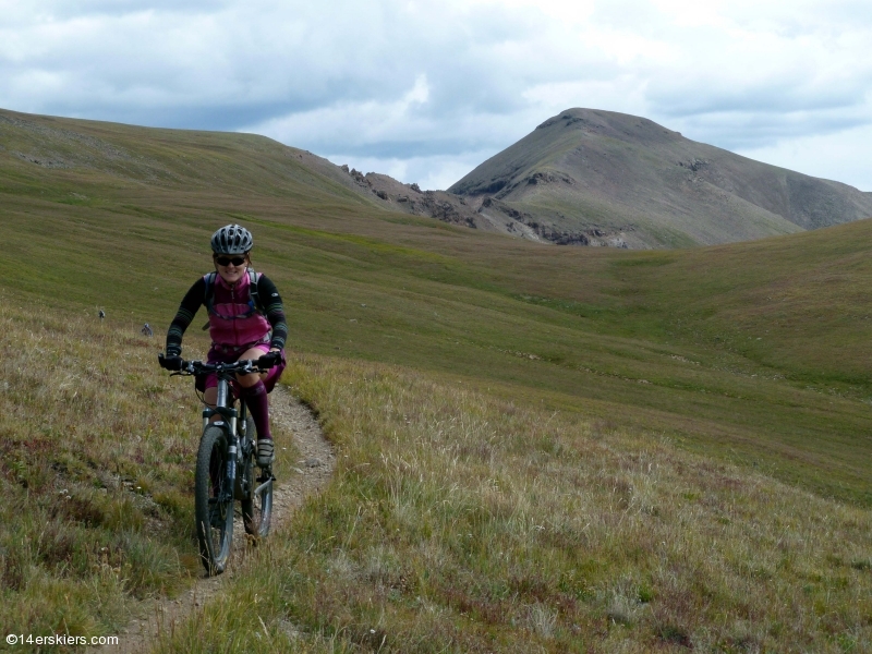 Mountain biking the Cataract Ridge section of the Colorado Trail.