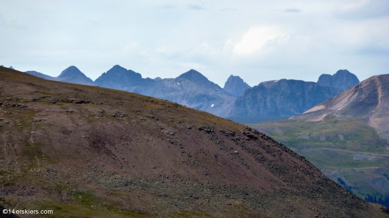 Mountain biking the Cataract Ridge section of the Colorado Trail.