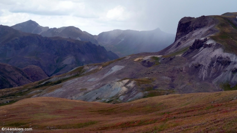 Mountain biking the Cataract Ridge section of the Colorado Trail.