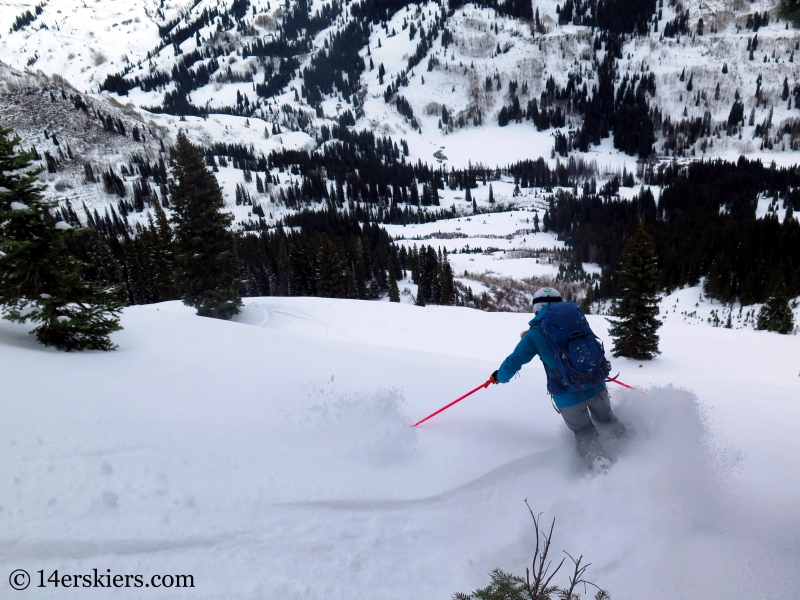 Alex Riedman skiing in Crested Butte backcountry