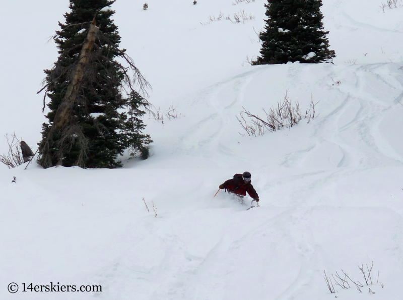 Mark Robbins backcountry skiing in Crested Butte.