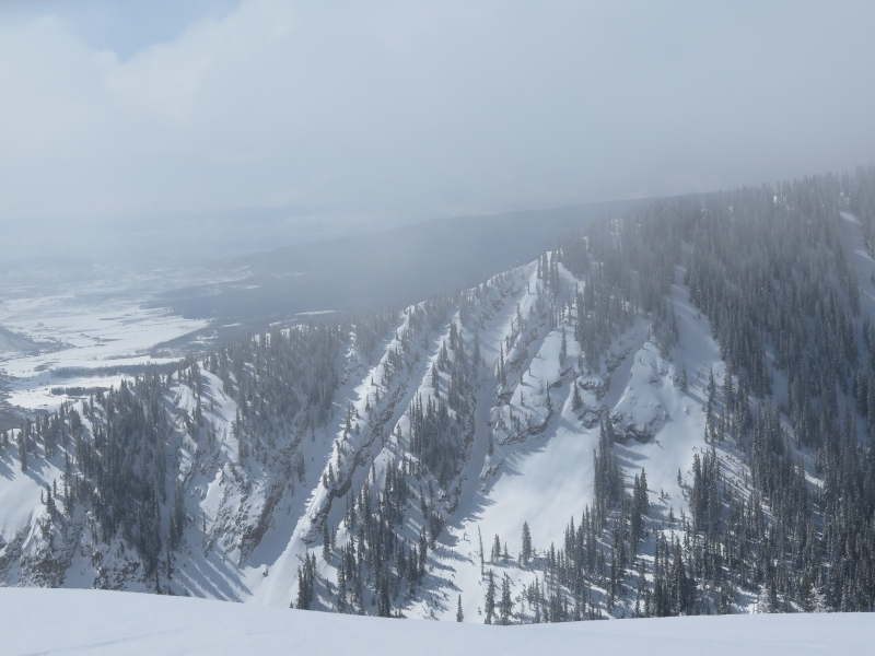 skiing in the Crested Butte backcountry. 