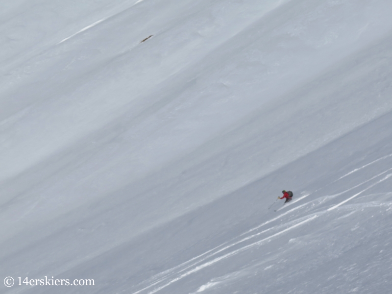 Josh Shifferly bakcountry skiing in Crested Butte. 