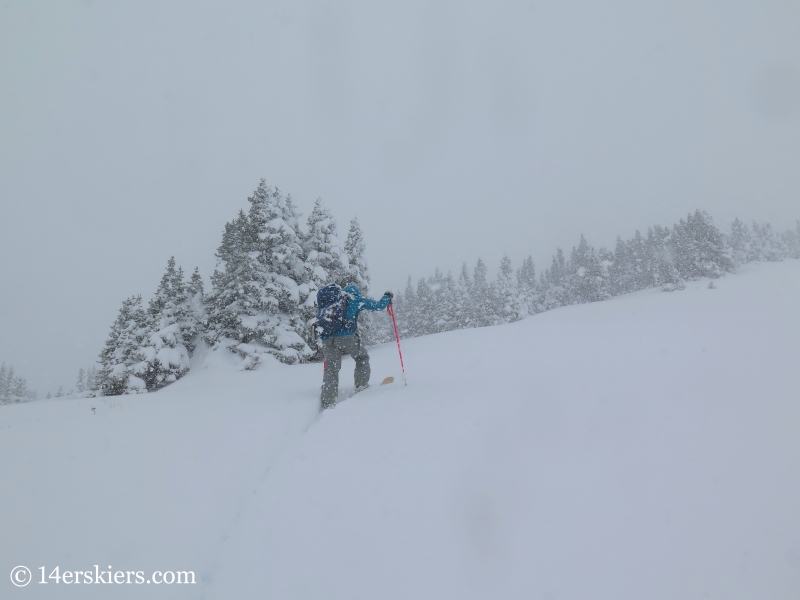 Backcountry skiing in Crested Butte