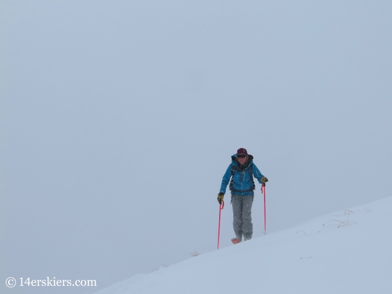 Alex Riedman skinning in the Crested Butte backcountry. 