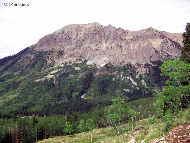 Hike to Copper Lake by East Maroon Pass, near Crested Butte