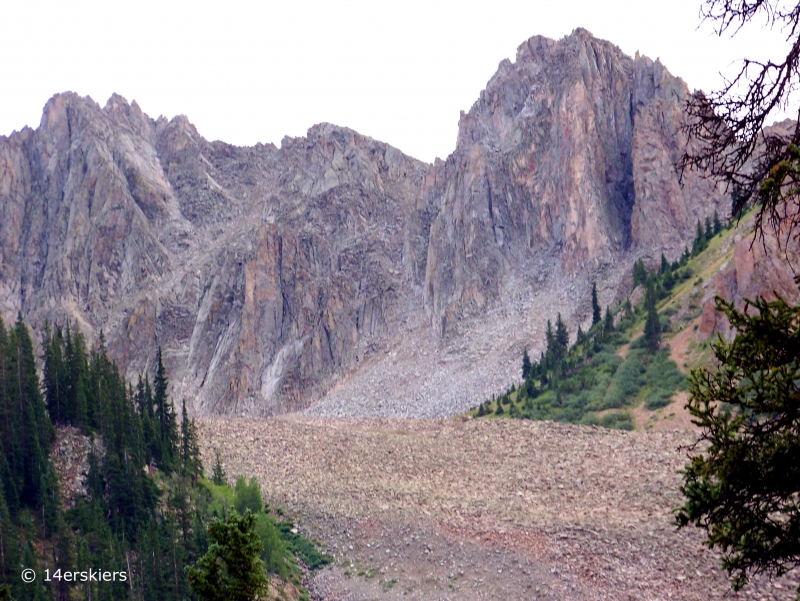 Hike to Copper Lake by East Maroon Pass, near Crested Butte