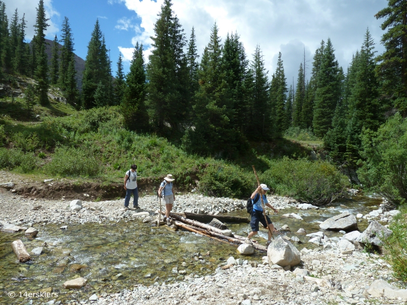 Hike to Copper Lake by East Maroon Pass, near Crested Butte