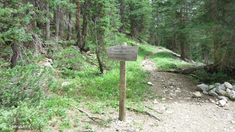 Hike to Copper Lake by East Maroon Pass, near Crested Butte