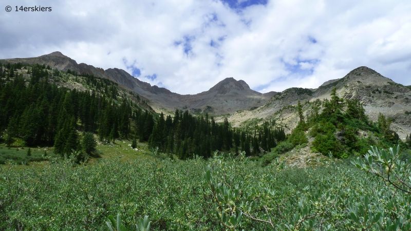 Hike to Copper Lake by East Maroon Pass, near Crested Butte