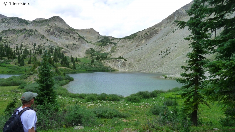 Hike to Copper Lake by East Maroon Pass, near Crested Butte