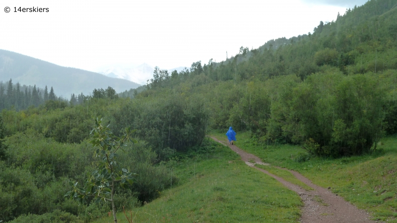 Hike to Copper Lake by East Maroon Pass, near Crested Butte