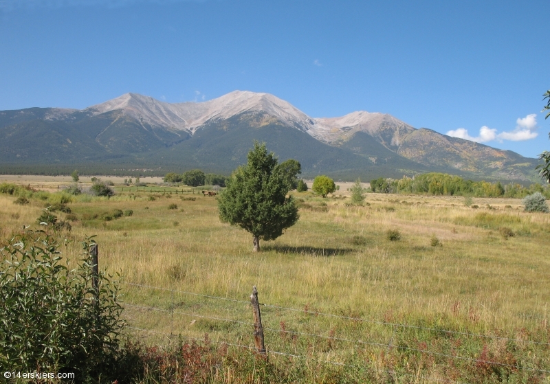 Mountain biking Mount Princeton section of Colorado Trail