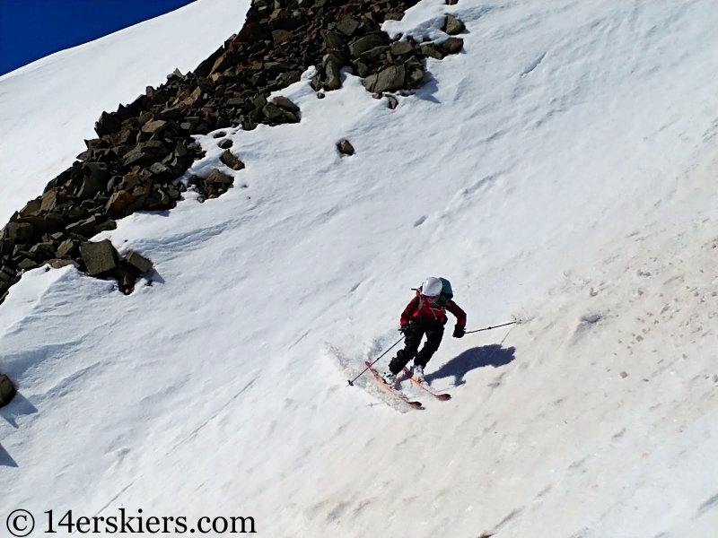 Backcountry skiing Cronin Peak