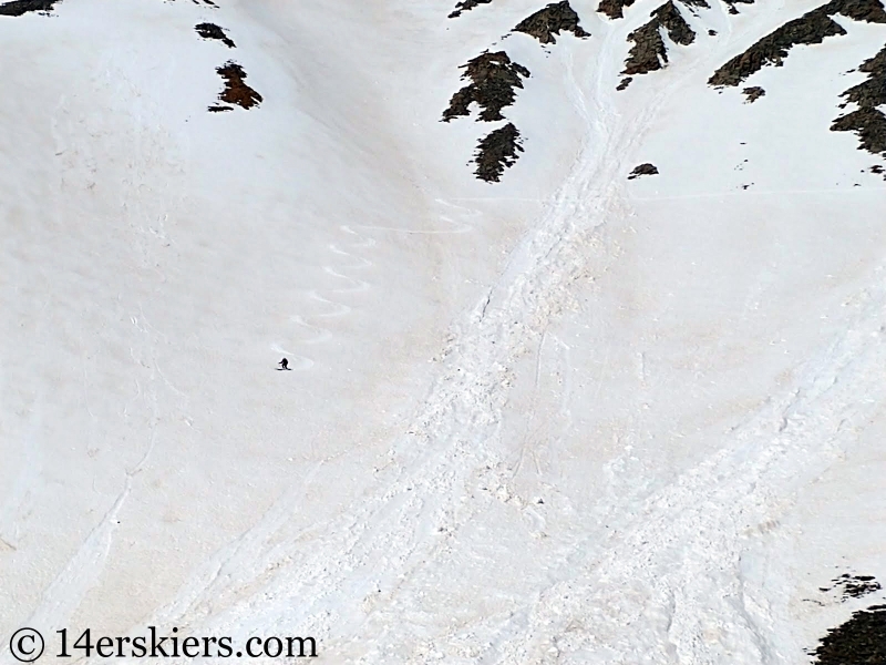 Backcountry skiing Cronin Peak