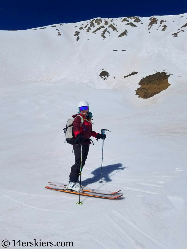 Backcountry skiing Cronin Peak