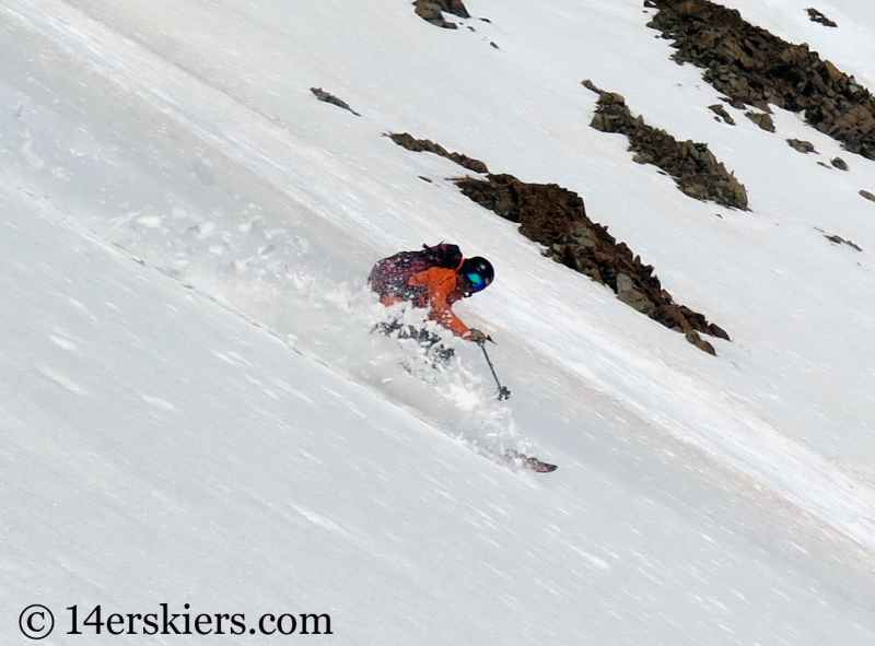 Backcountry skiing Cronin Peak