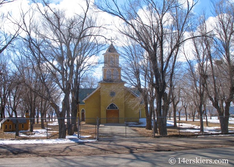 Town of San Luis in Colorado.