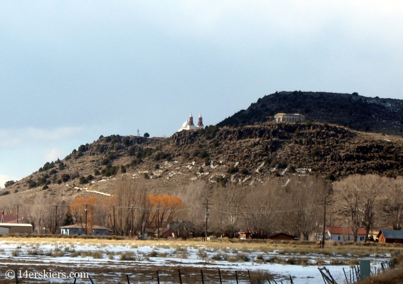 Town of San Luis in Colorado.