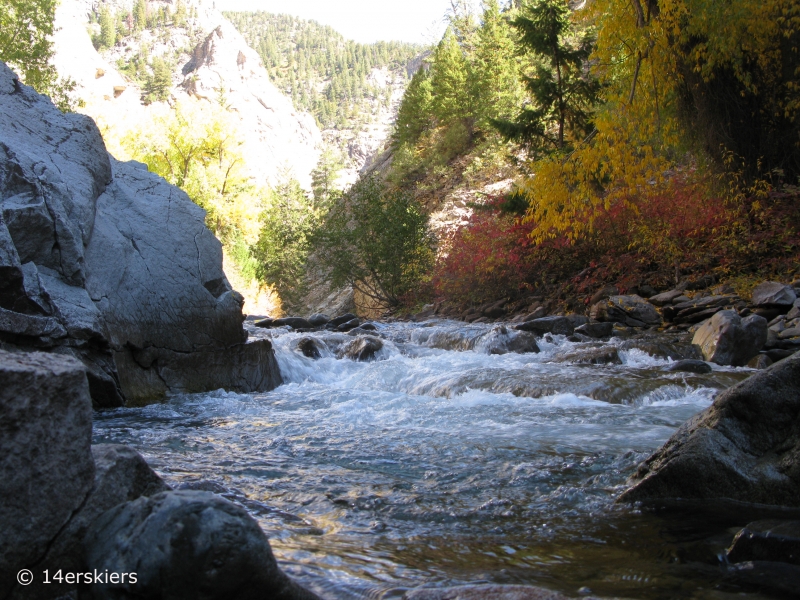 Dark Canyon hike in fall near Crested Butte, CO