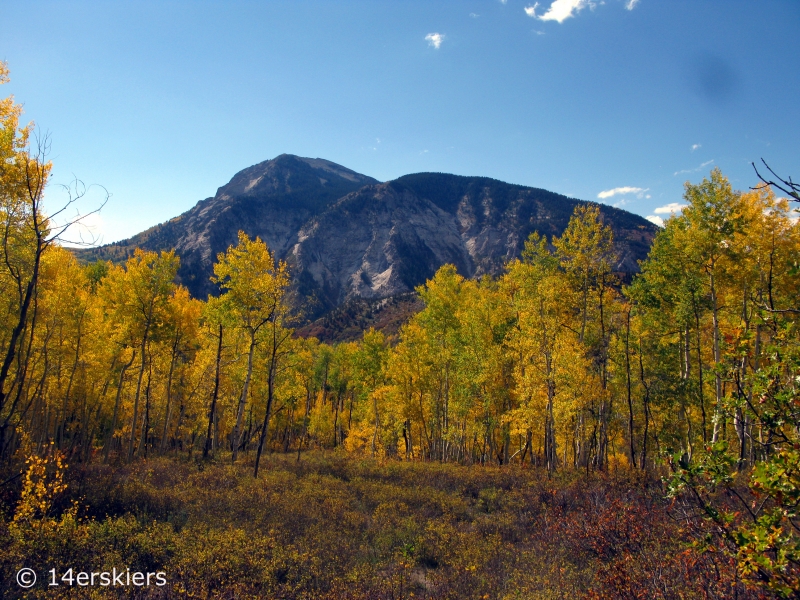 Dark Canyon hike in fall near Crested Butte, CO