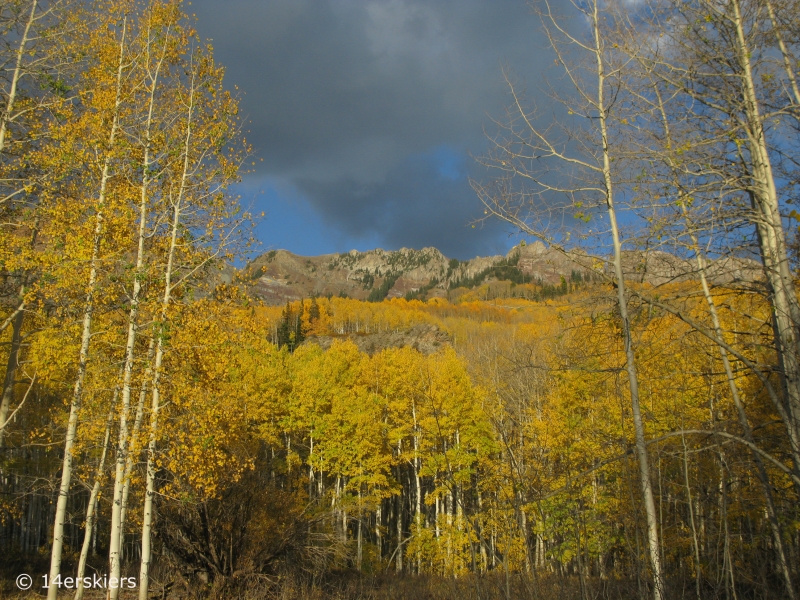 Dark Canyon hike in fall near Crested Butte, CO