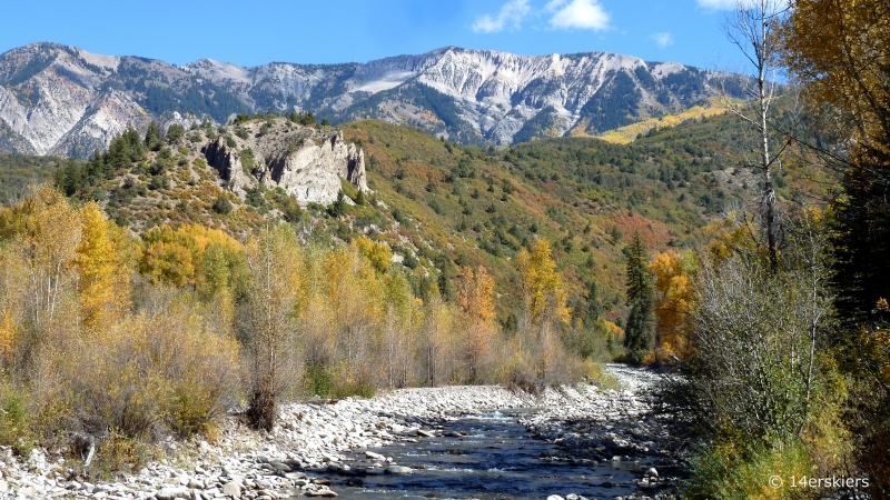 Dark Canyon hike in fall near Crested Butte, CO