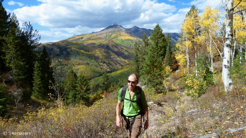 Dark Canyon hike in fall near Crested Butte, CO