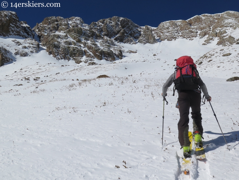 Ben skinning for first turns of the season