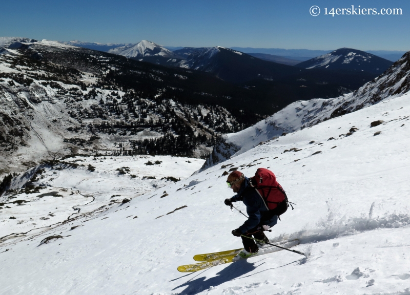 Ben McShan skiing