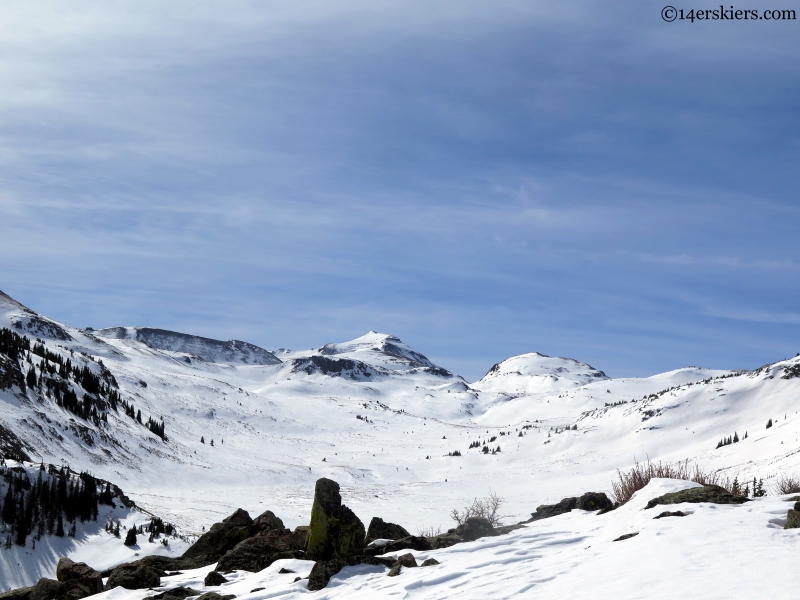 Cataract Ridge in winter