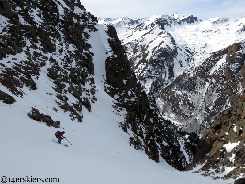 san juan couloir skiing