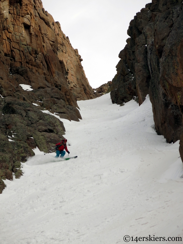 Best couloir in the San Juans