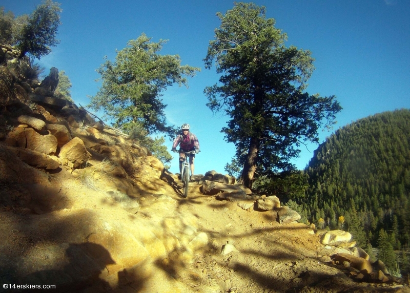 Mountain biking Doctor Park near Crested Butte, CO