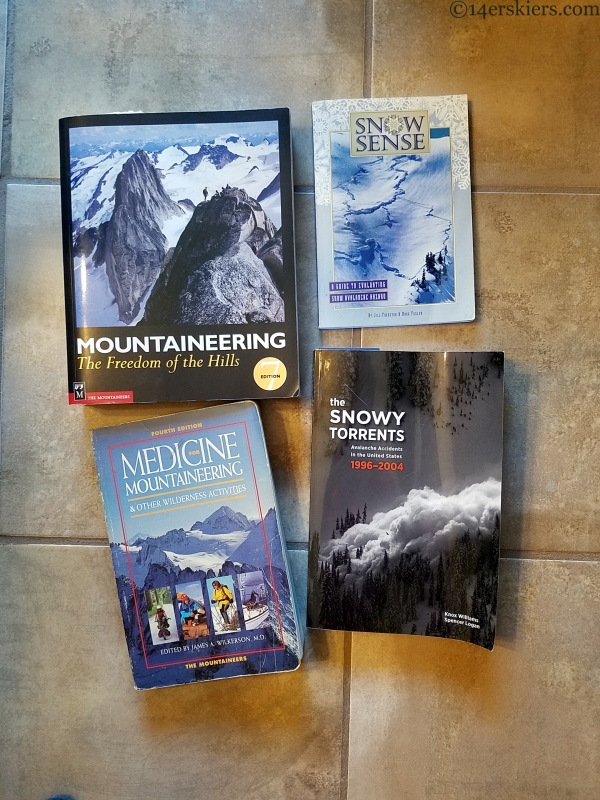 avalanche and mountain education books
