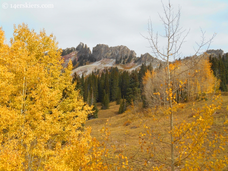 The geologic dyke on the Dyke Trail near Crested Butte