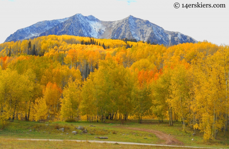 Beckwith seen during the fall from Horse Ranch near Crested Butte