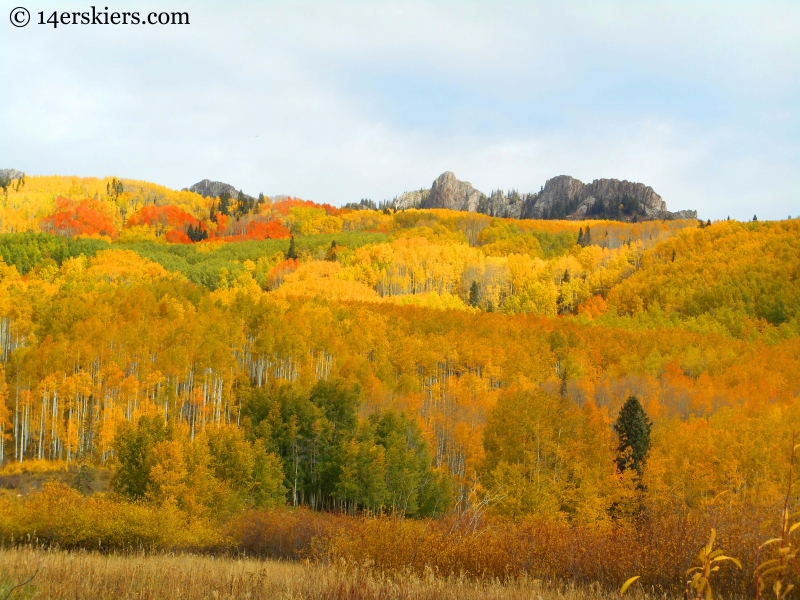 The Dyke seen from Horse Ranch Park near Crested Butte