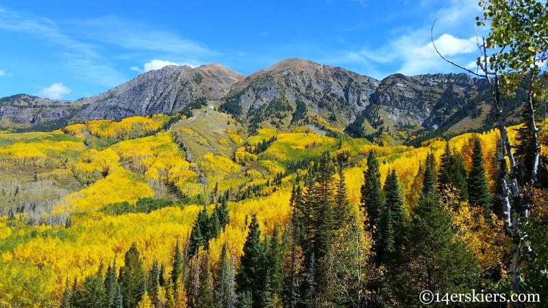 fall hiking in Crested Butte.