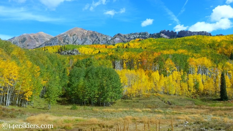 Views from the Dark Canyon Trail near Crested Butte