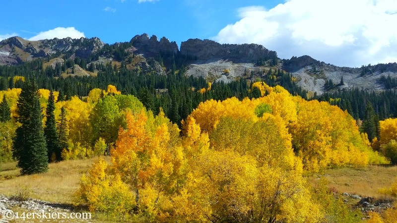 Dyke near Crested Butte in the fall. 