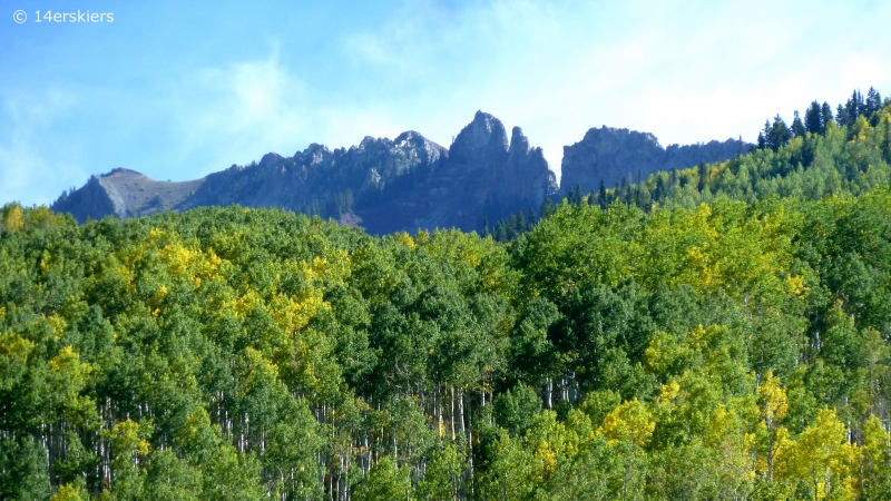 Hiking Dyke Trail to Dark Canyon Trail near Crested Butte, CO