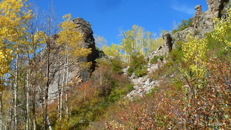 Dyke to Dark Canyon hike near Crested Butte