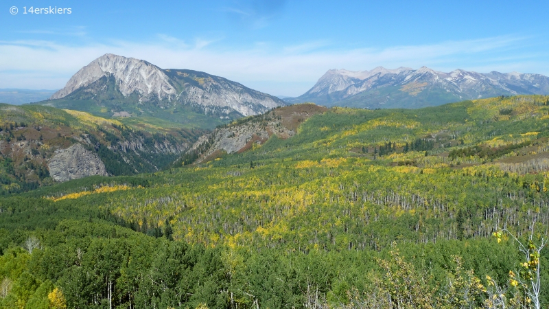 Dyke to Dark Canyon hike near Crested Butte