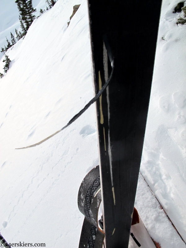 skins pulling ski repair