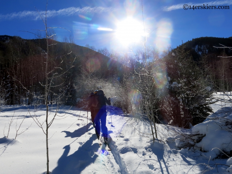 cement creek backcountry skiing