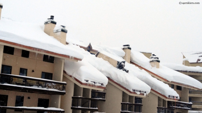 chimney collapse due to snow