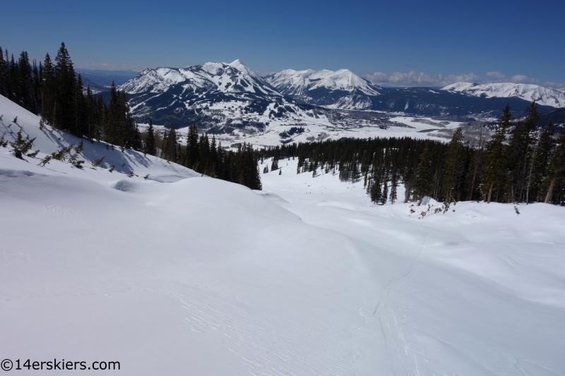 crested butte from the north