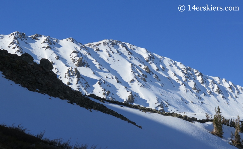 Bull Hill seen from Mount Elbert Northwest Gullies