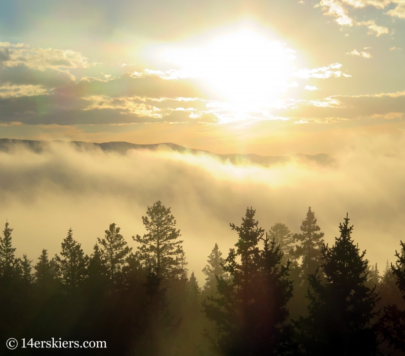 Sunrise from Mount Elbert